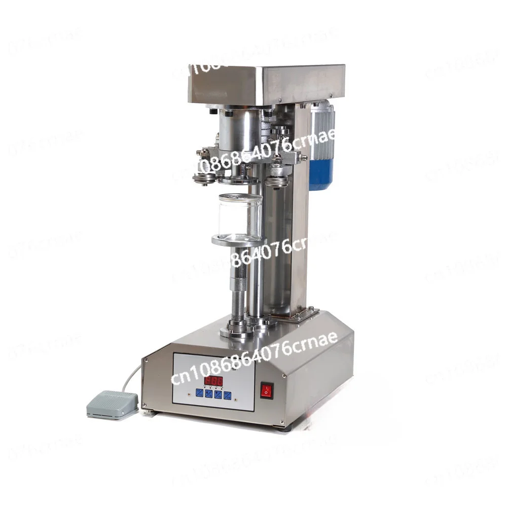 Automatic Portable Plastic Aluminum Can Sealer Seamer Closing Soft Drink Capping Sealing Machine