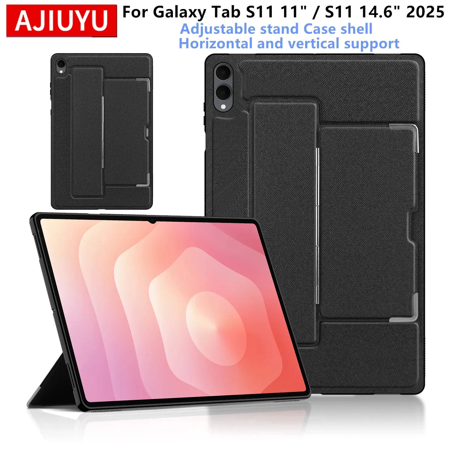 

Case For Samsung Galaxy Tab S11 Ultra 14.6 inch SM-X930 SM-X936B Tablet Stand Cover Shell for Tab S11 11" 2025 SM-X730 X736 Case