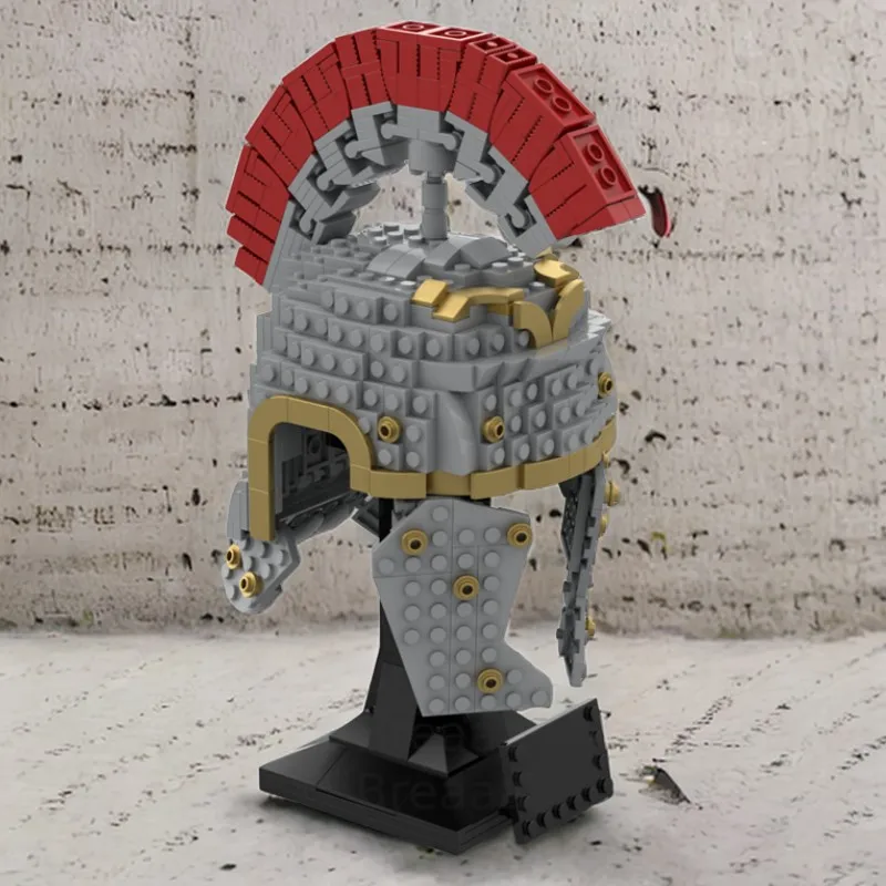 

568 шт., модель шлема римского легиона Centurion, историческая военная коллекция, Moc, DIY строительные блоки, древняя игрушка для гражданлизации