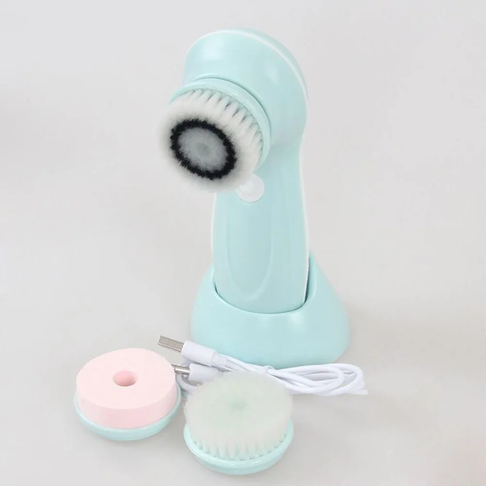 Depurador Facial eléctrico resistente al agua con cabezales reemplazables para limpieza del cuerpo Facial, eliminación de piel muerta, mejora la circulación sanguínea