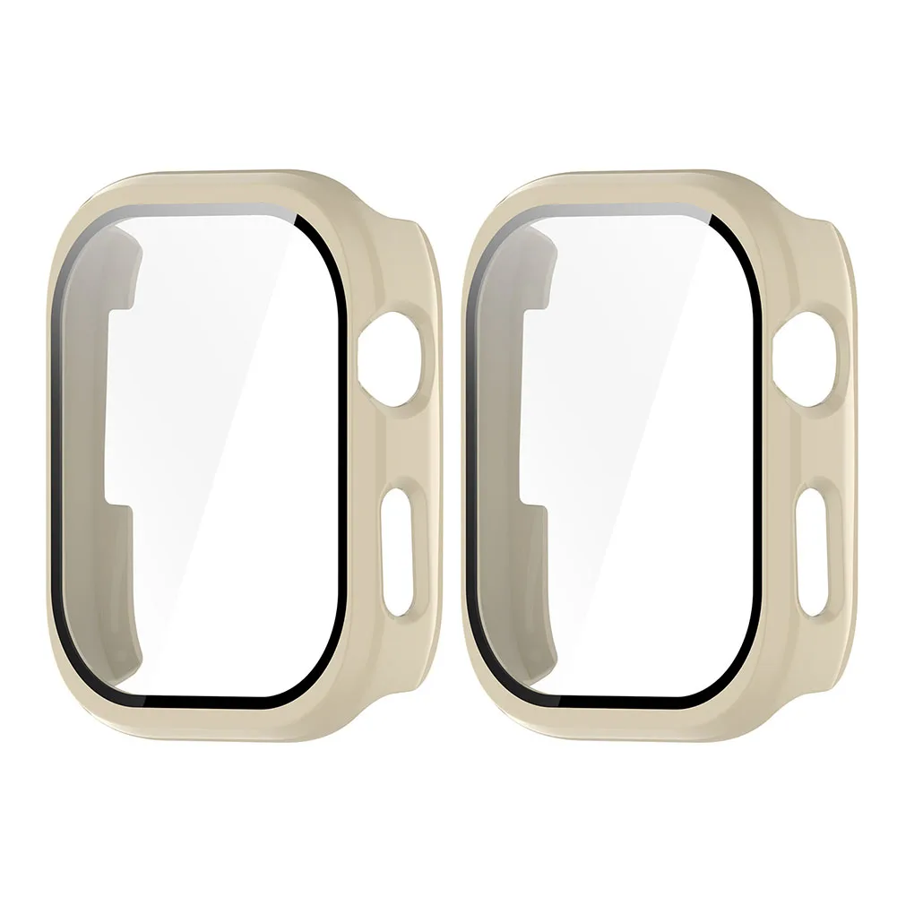 

2 Pack Tempered Glass+Case Hard PC Full Coverage Proctective Case Shockproof PC Case with Screen Protector for Huawei Watch D2