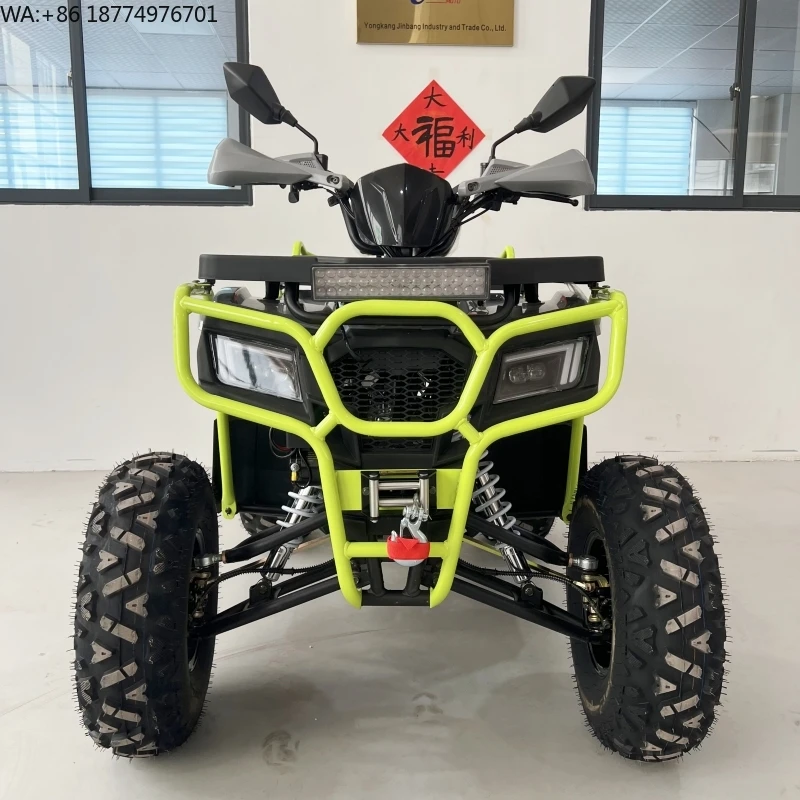 200cc Automatic 4 Stroke 1 Cylinder Air-Cooled 4WD ATV 4 Wheeler with Electric Start and Chain Drive Transmission System