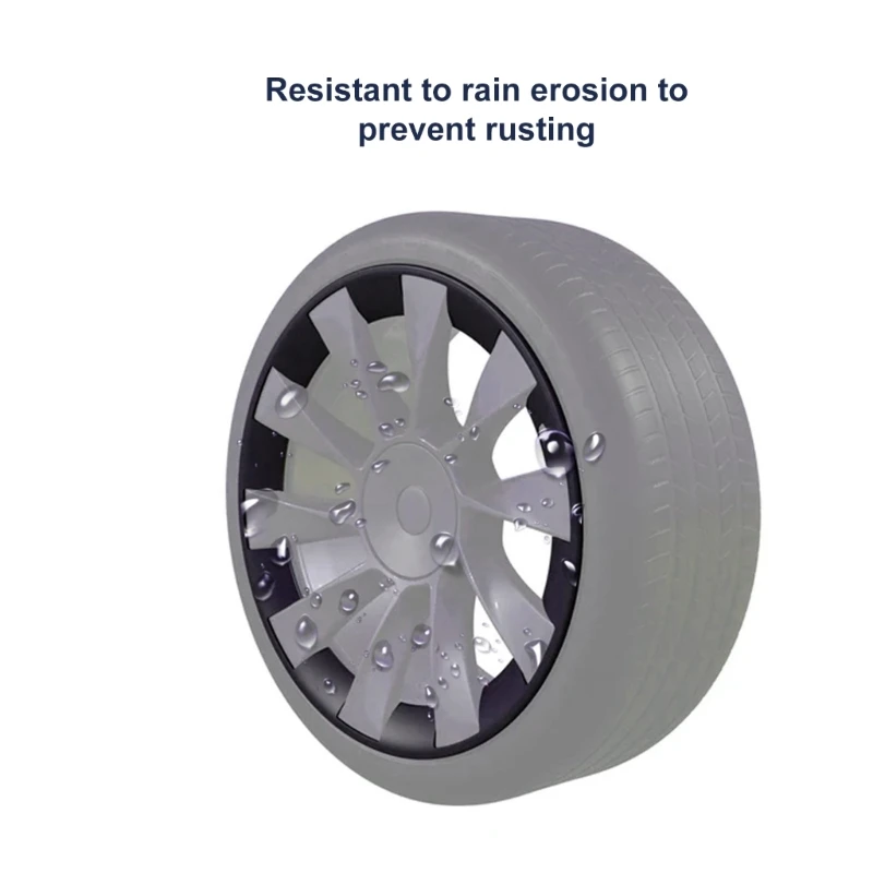 20 Inch Wheel Guards produced Of Sturdy ABS Material In Shining Blue