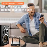 6 IN 1 DAC Bluetooth 5.3 Receiver Transmitter Low Latency Stereo Wireless Music Audio Adapter TF RCA AUX 3.5mm Optical For TV PC