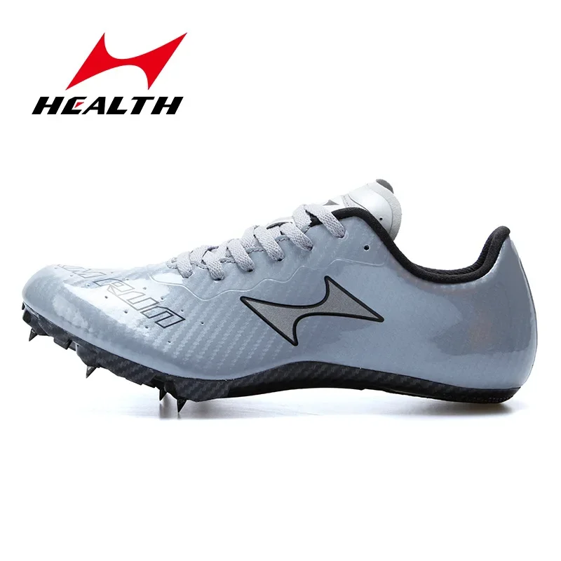 Health Breathable  Men Track Field 100 400 Meter Light Sprint Spikes Professional Full-length Nail KM Running Sneakers