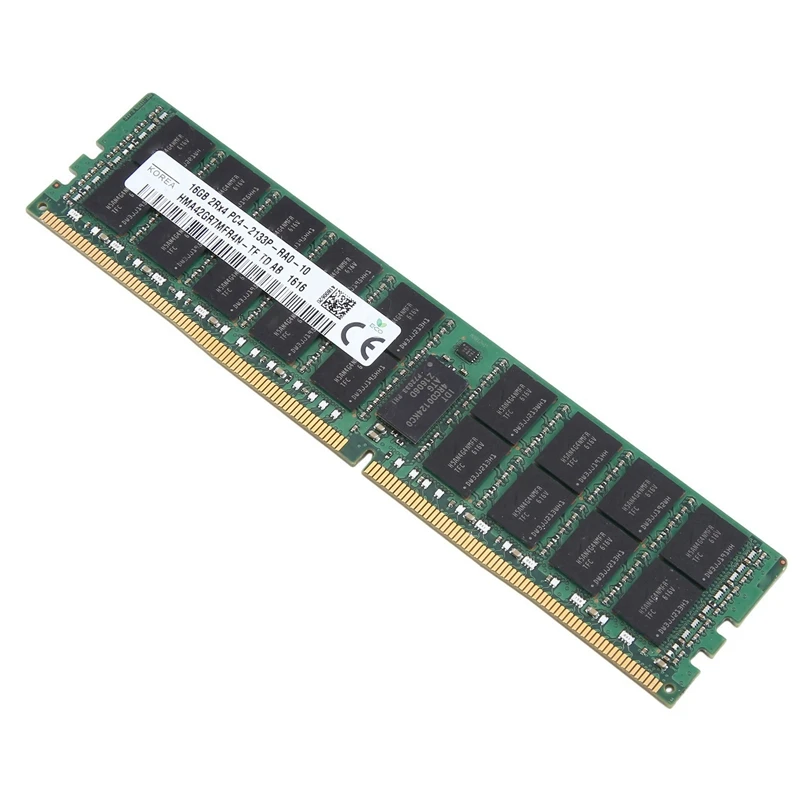 For SK Hynix 16GB DDR4 Server RAM Memory 2133Mhz PC4-17000 288PIN 2Rx4 RECC Memory RAM 1.2V ECC REG RAM Durable Easy Install