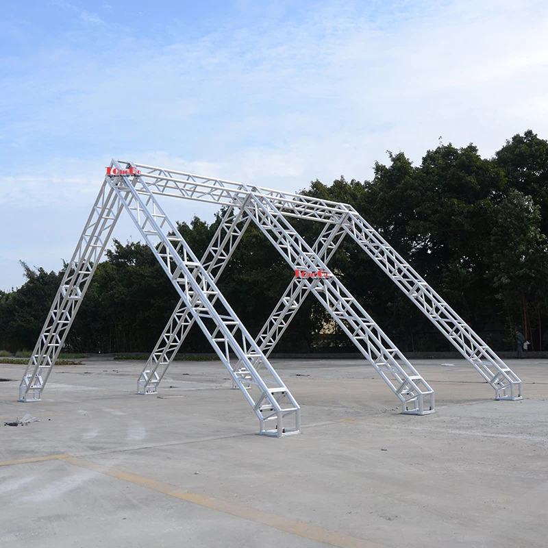 Ninja Obstacles Course Spartan Race Aluminum Truss Structure for a Frame Cargo Net