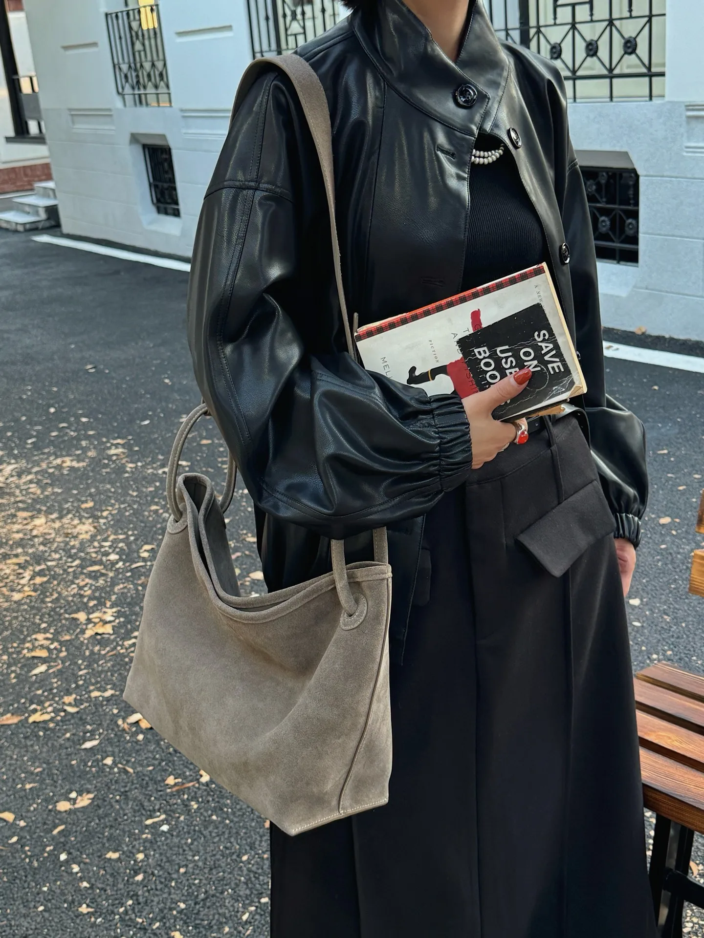 Half Moon Bag Suede - Tas Selempang Wanita Tas Tangan Tas