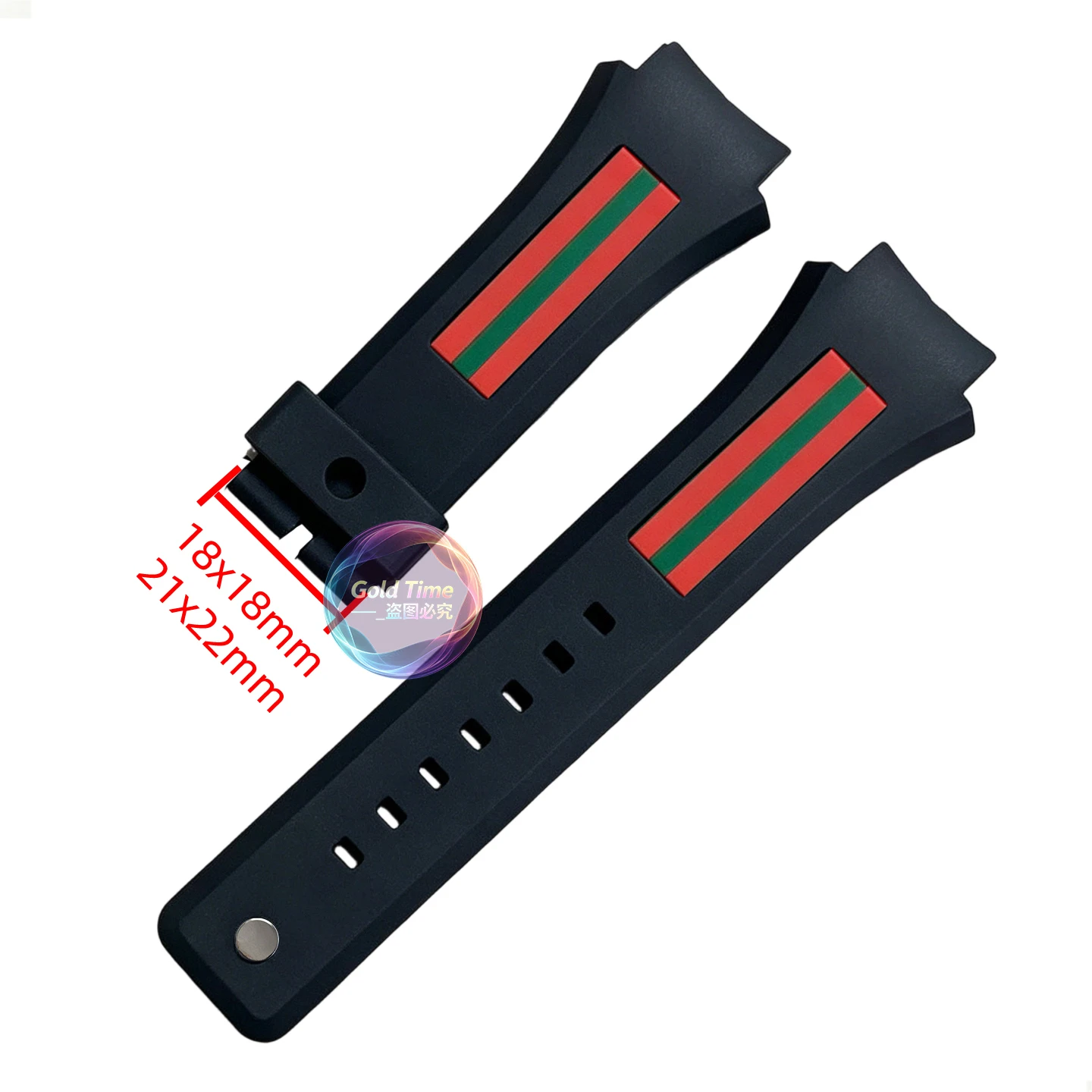 For Gucci Sync XXL YA137/YA137107A Rubber Watch Strap Dedicated