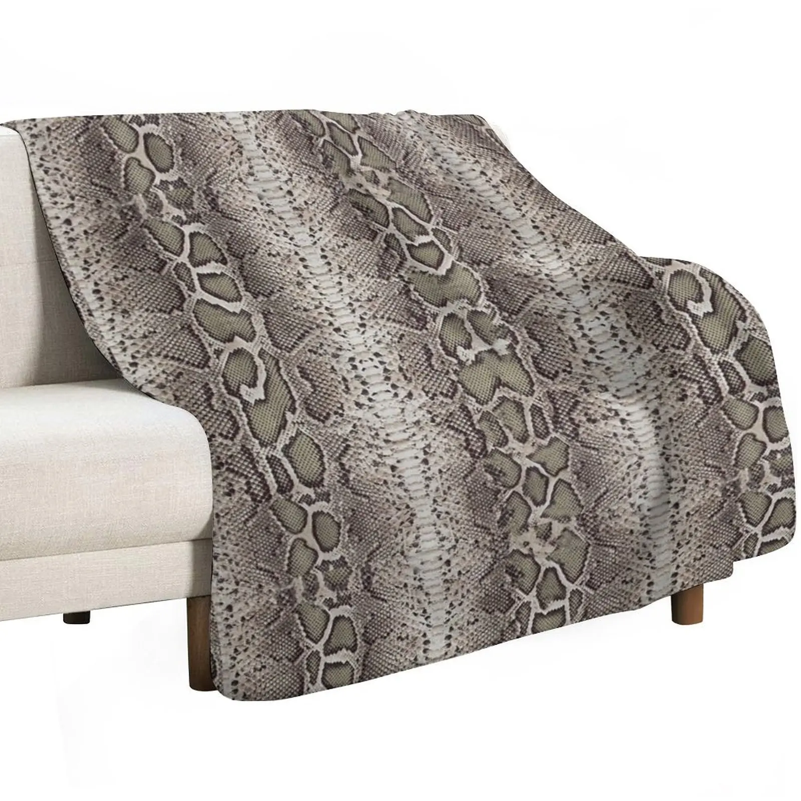 SnakeSkin Print Throw Blanket Warm Luxury Extra Large Throw Loose Heavy Thins Blankets