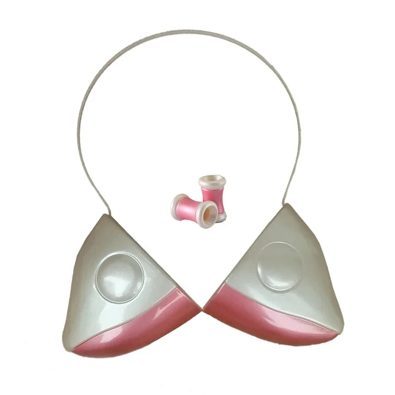 2025 aaa 애니메이션 쇼비츠 치이 에루다 코스프레 소품 귀 헤드셋 핑크 뿔 머리띠 액세서리 여성 소녀 크리스마스 선물