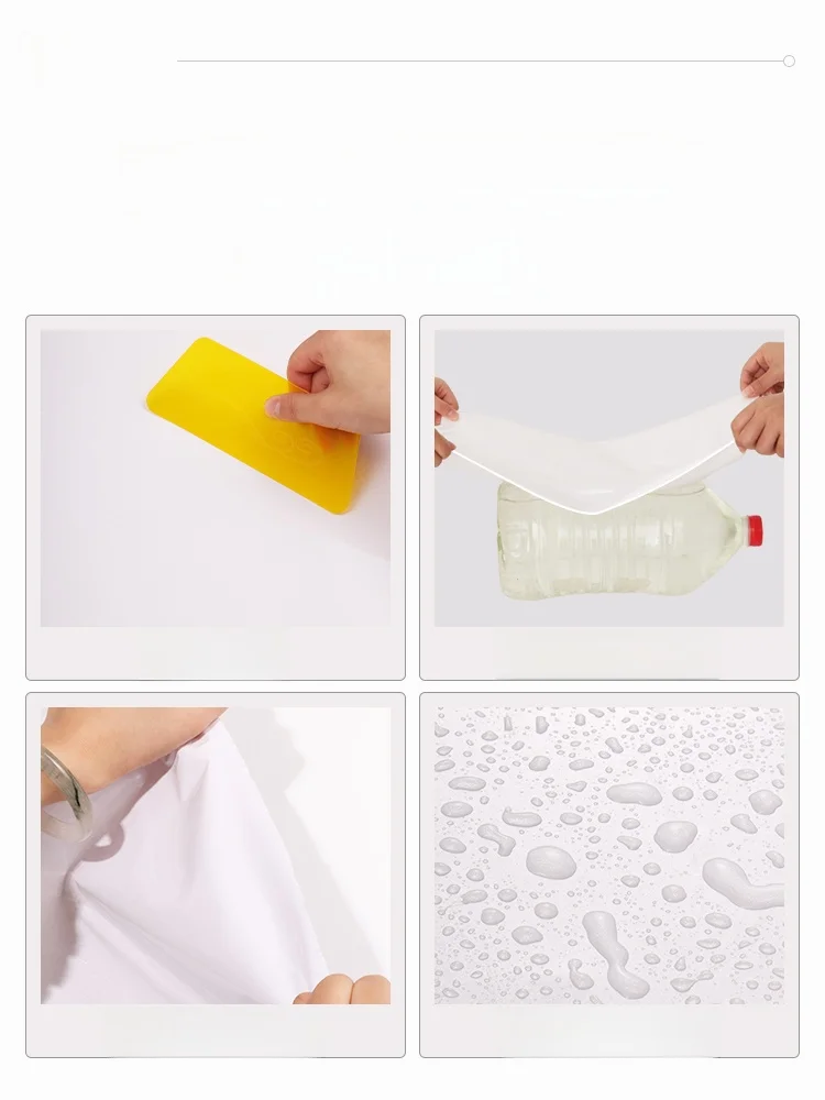Carrelage antidérapant imperméable, rénovation de sol de salle de bains, autocollants auto-adhésifs, motif de marbre, panneau en PVC pour la décoration de la maison