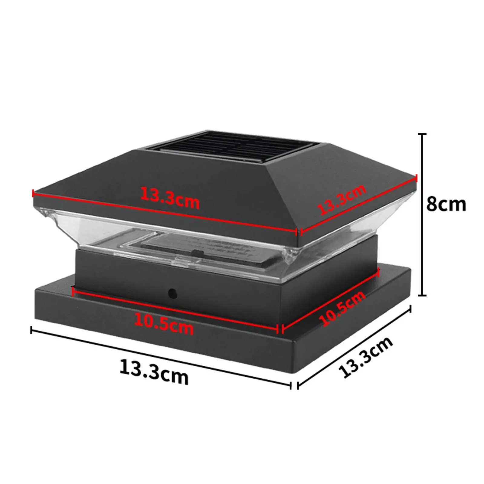 Zonne-Energie Postlicht Decoratieve Led Verlichting Op Zonne-Energie Dekverlichting Waterdicht Solar Deck Post Verlichting Voor Binnenplaats Pad Patio