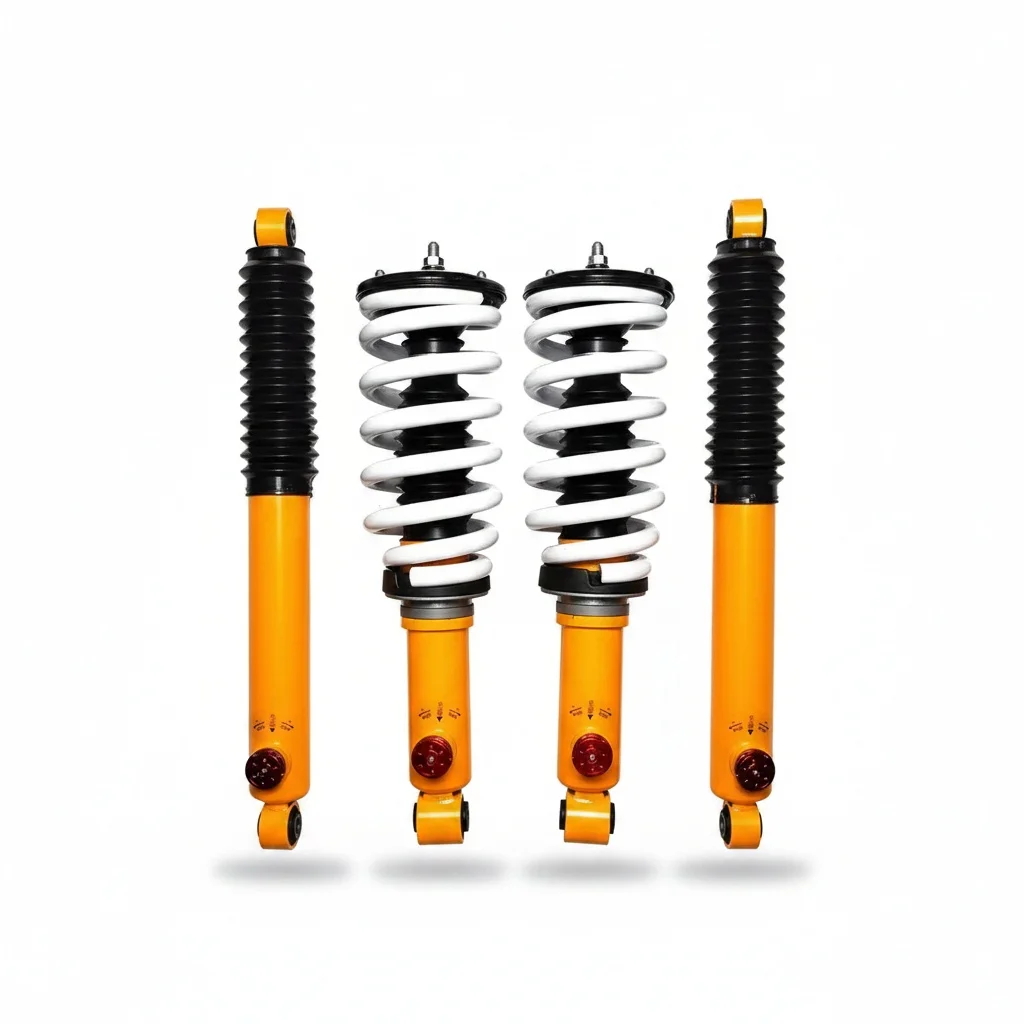 

Oil Shock Absorber for L200 4x4 Off-Road Yellow 2 Inches Steel and Iron Gas-Type for Cars Adjustable 6-Level