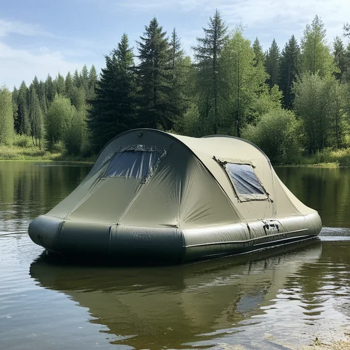 Camping touring vehicle roof Bimini top land water multi-function air pontoon tent inflatable