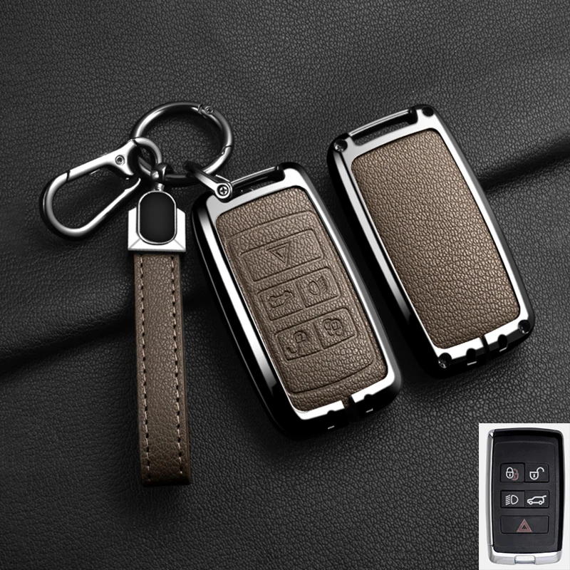 Autoschlüsselhülle für Jaguar XF XJ XE S-Type F-Type X-Type F-Pace I-Pace E-Pace Android XFR XKR Schlüsselanhänger aus Zinklegierung – Detail 17