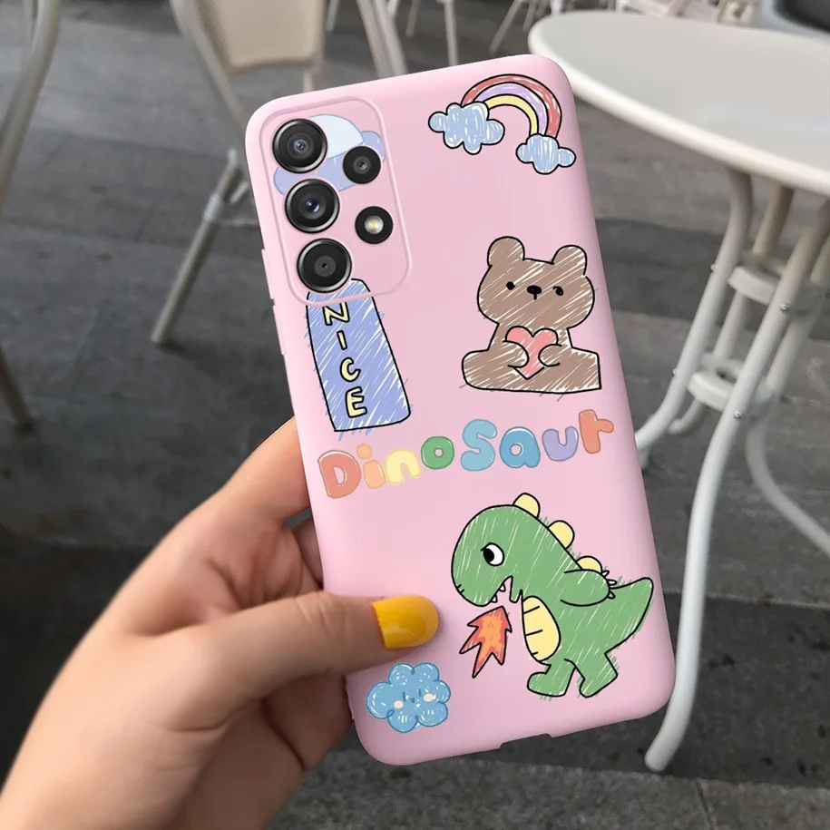 2023 For Samsung Galaxy A13 4G Case New Fashion Flower Painted Soft TPU Back Cover For Samsung A13 A23 A33 A53 A73 5G Phone Case