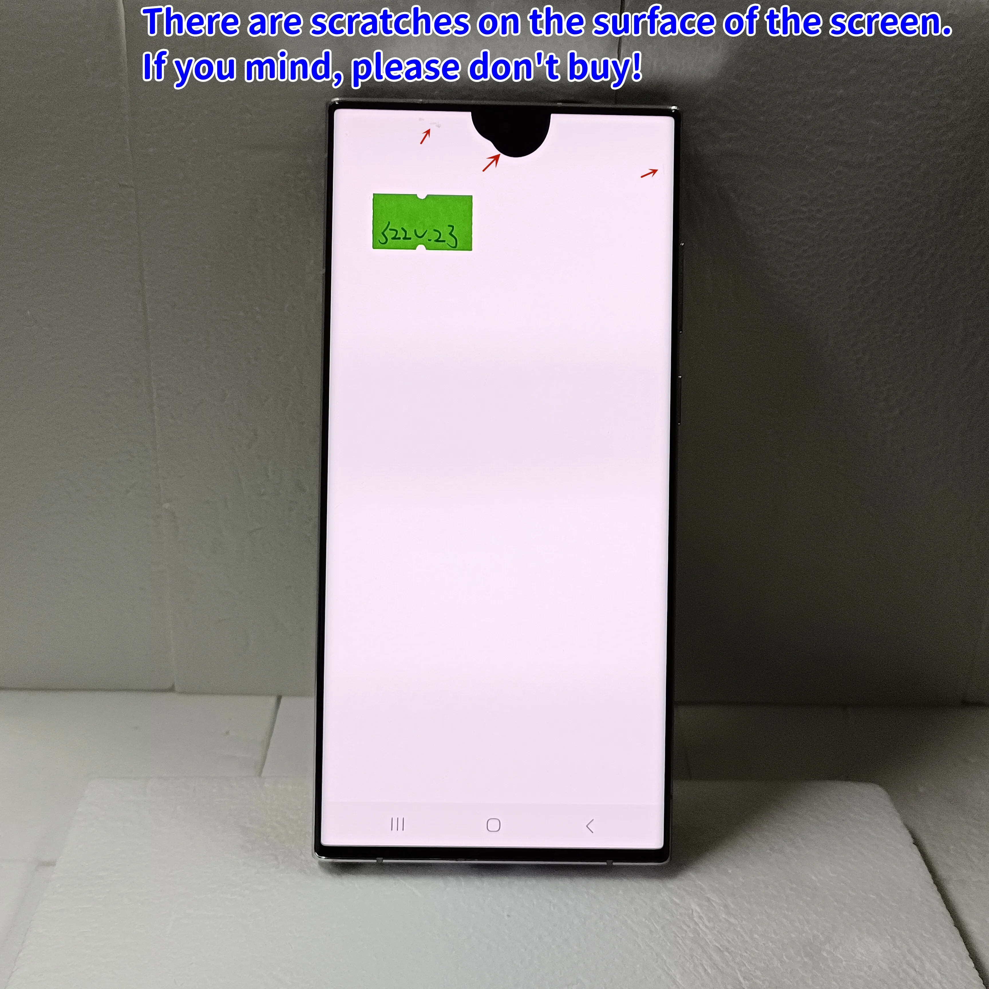 AMOLED 6.8''  Frontal Display For Samsung S22 Ultra LCD Touch Screen Digitizer S22 Ultra 5G  S908 S908B S908U With Defects LCD