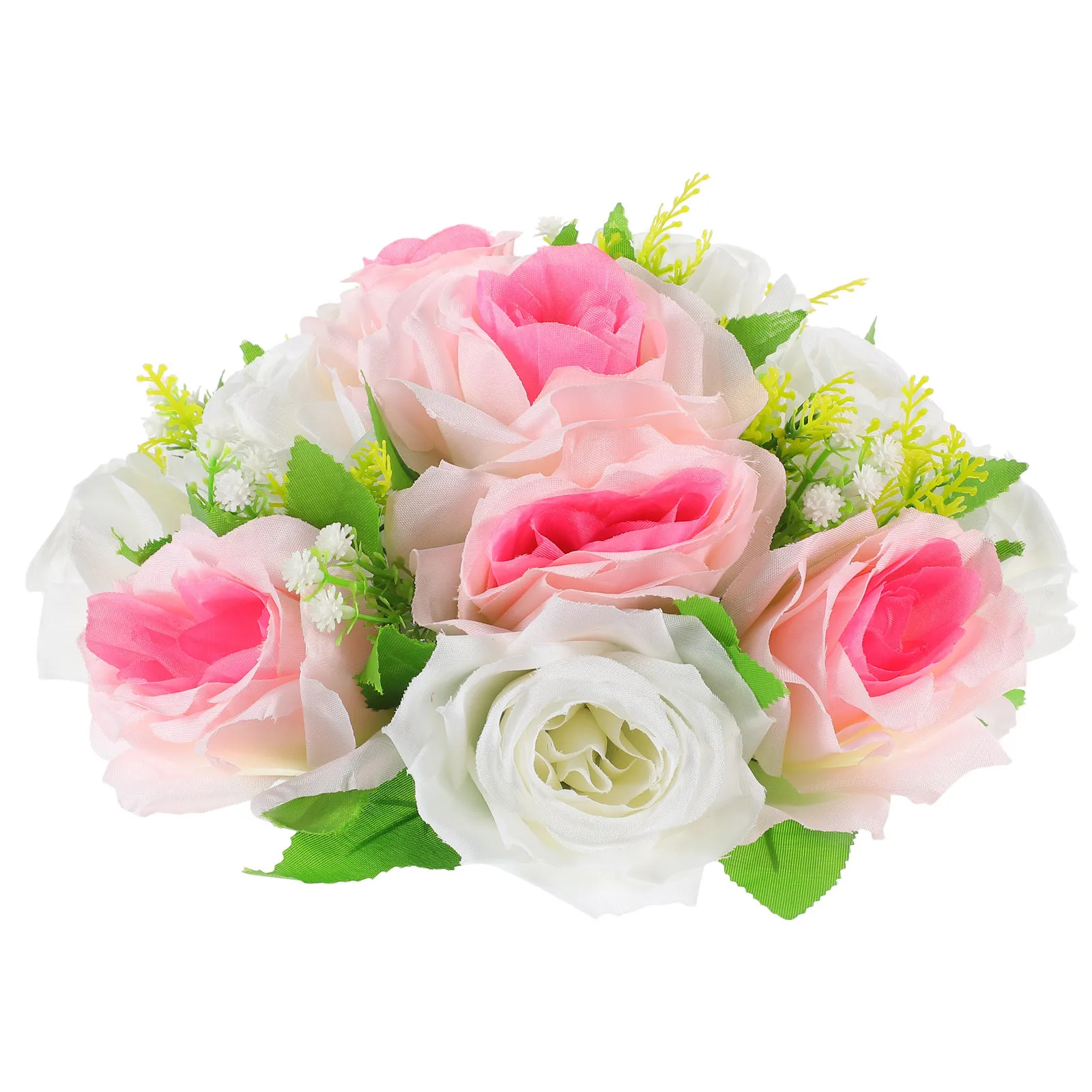 

Fake Flower Ball for Wedding Centerpiece - Vivid Natural Design, Indoor Decor, Dining Table, Living Room, Faux Blossom Ball