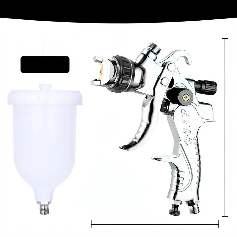 Gravity Feed Paint Applicator For Car Sheet Metal Repair High Performance Atomization Coating Tool Durable Spray Device
