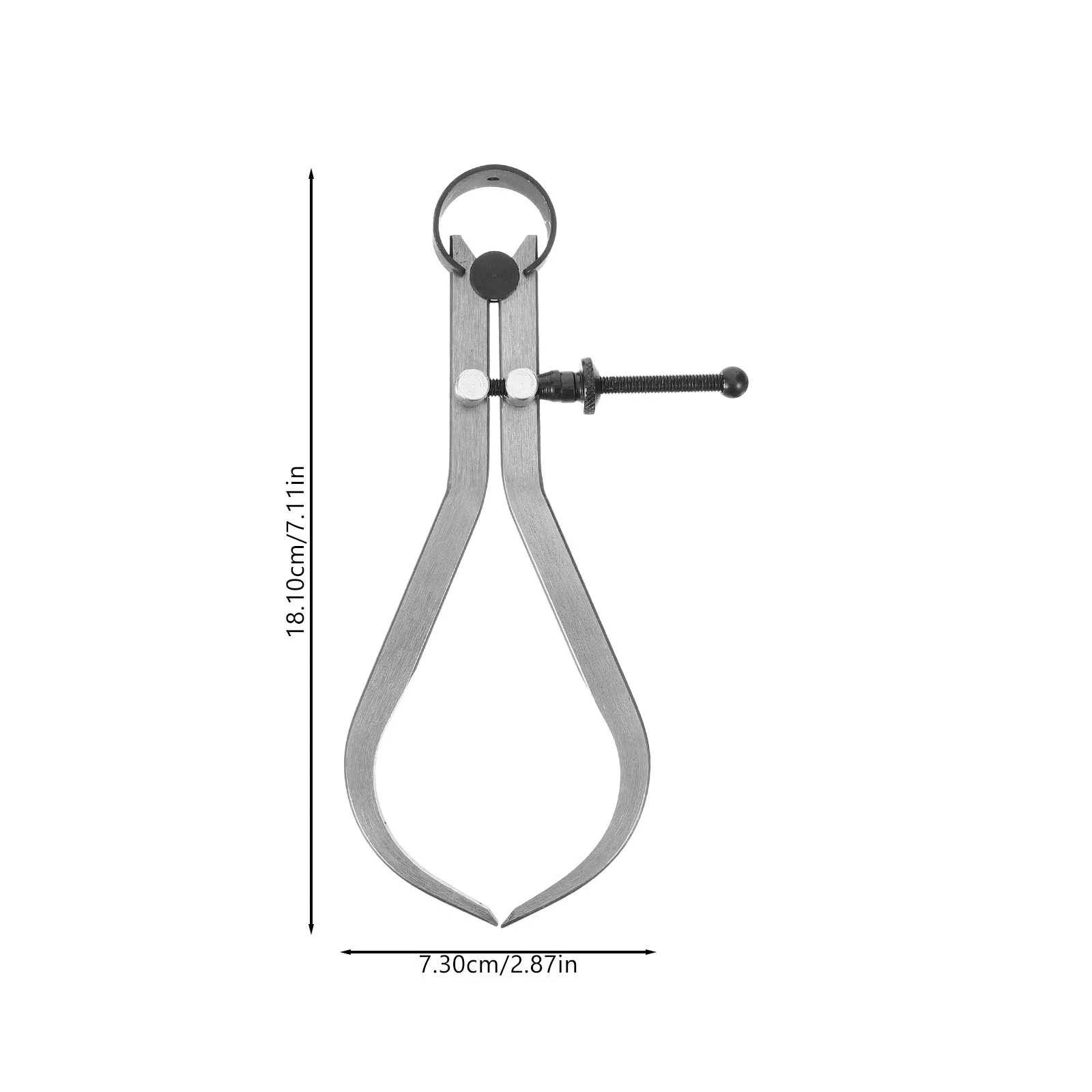 Measuring Tools Calipers outside for Woodturning Flat Feet Working and Accessories Carbon Steel