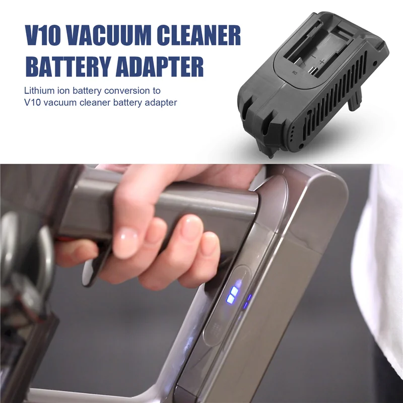 Adaptador de bateria para conversão de bateria de lítio de 20V para aspirador de pó Dyson V11 DW20V11-A58E
