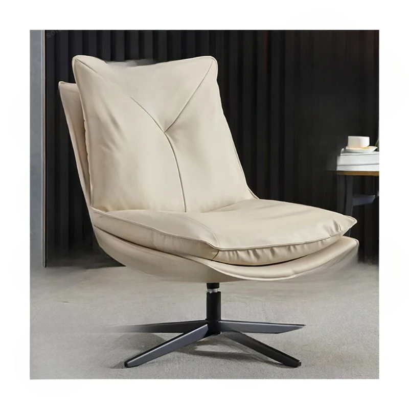 

Comfortable living room sofa with high-quality leather upholstery