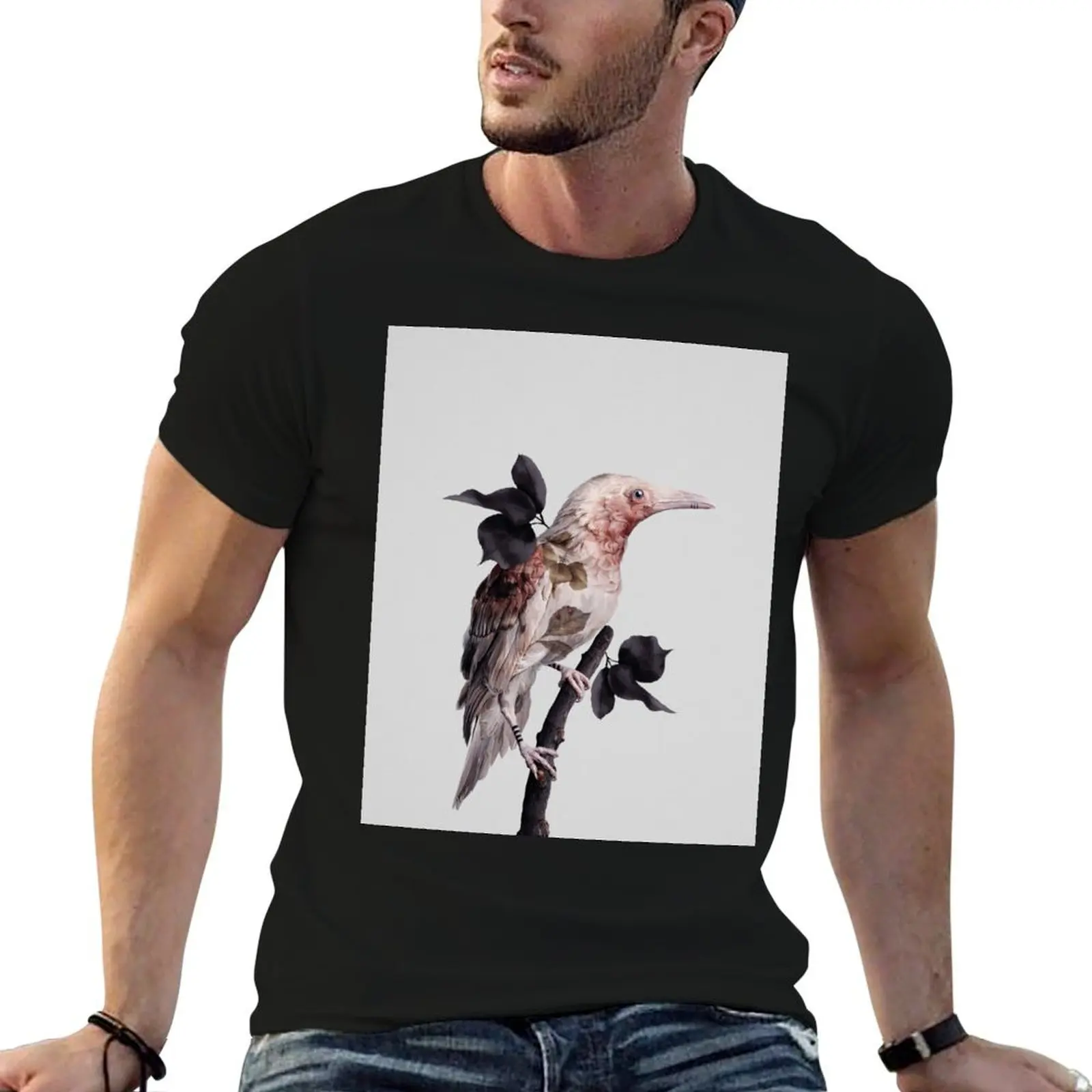 

Nevermore custom cotton man print t shirts T-Shirt t 100% shirt