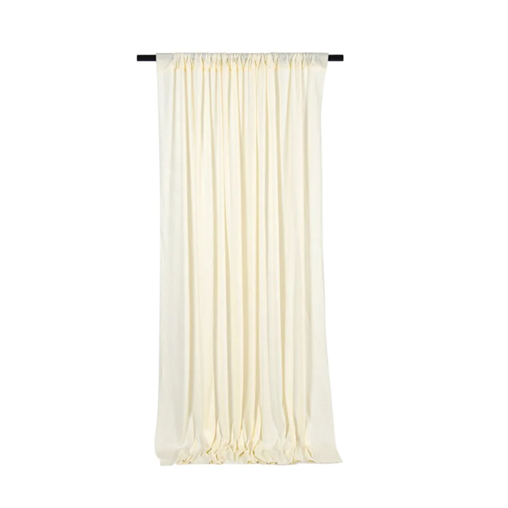 Elegant Event Decor Milk Silk Backdrop For Wedding Receptions Black Soft And Lightweight Fabric For Wedding Ceremonies