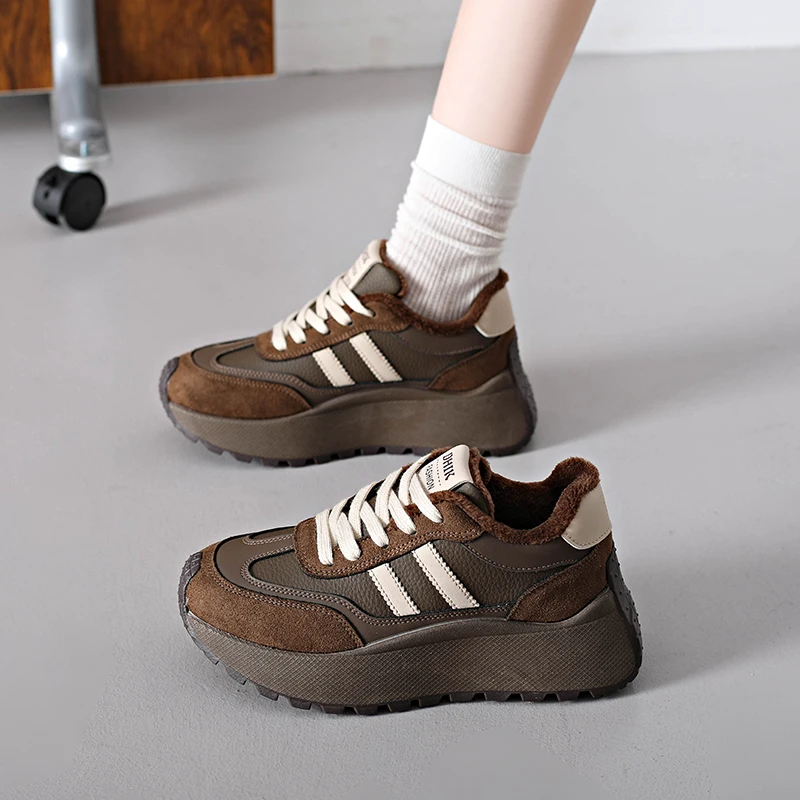 أحذية الثلوج الشتوية النسائية أحذية سميكة القاع زيادة الرياضة القدم الخريف نمط جديد إيفا نعل المطاط حذاء رياضة النساء #4