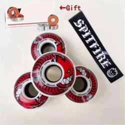 Spitfire-オリジナルのスケートボードホイール,Mavenベアリング,52mm, 101Duro, 53mm, 54mm, 56mm, 99Duro,80hd