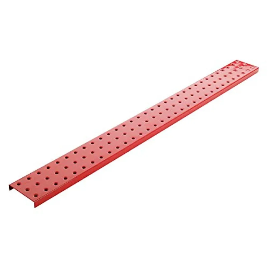 

Pegboard 3in.Hx32in.W Metal Red PK2