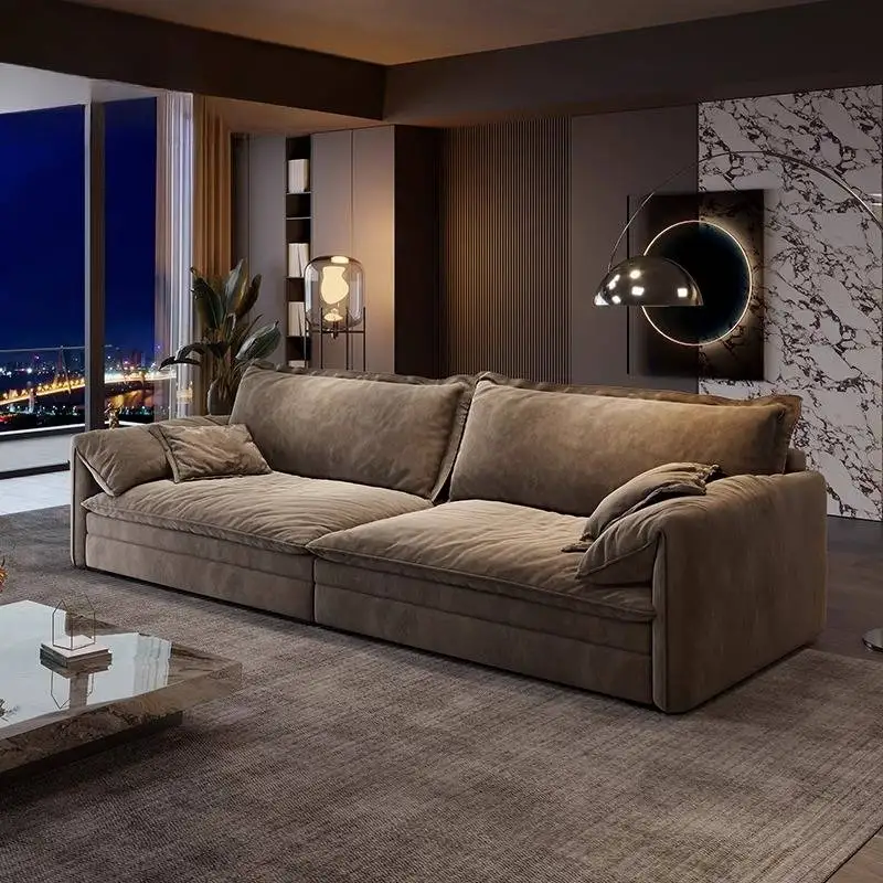 

Роскошный модульный диван-шезлонг Velvet Gorhic, коричневый, дизайнерский, трансформируемый, для дома, мебель для дома