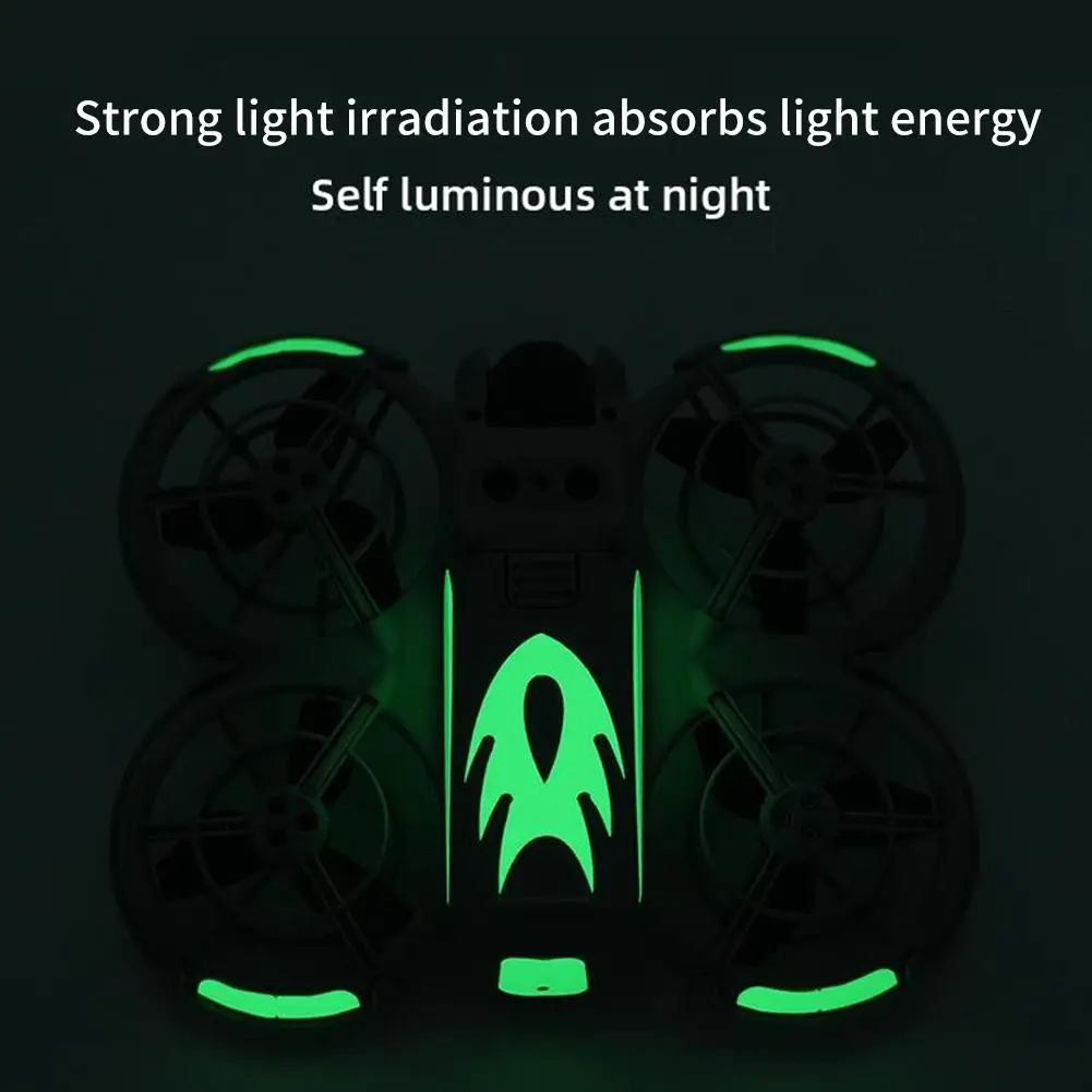 Drone Luminous Sticker For DJI NEO Night Safety Flight Protective Film Glow-in-the-dark Warning Stickers Drone Accessories Kit