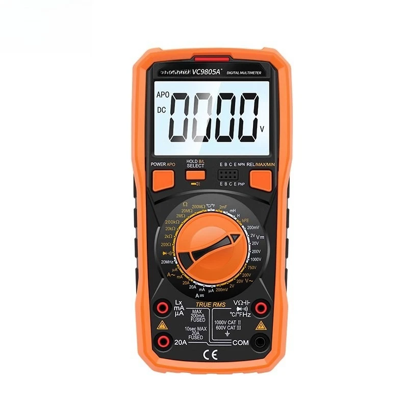 

Digital high-precision multimeter capacitance meter anti-burn electrician digital universal meter