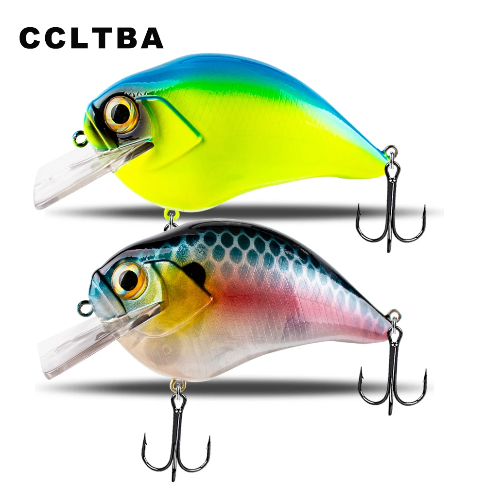 CCLTBA 10.5cm 29.7g Squarebill Rattle Crankbait Fishing Lures Hard Wobble Big Size Bass Lures for Fishing