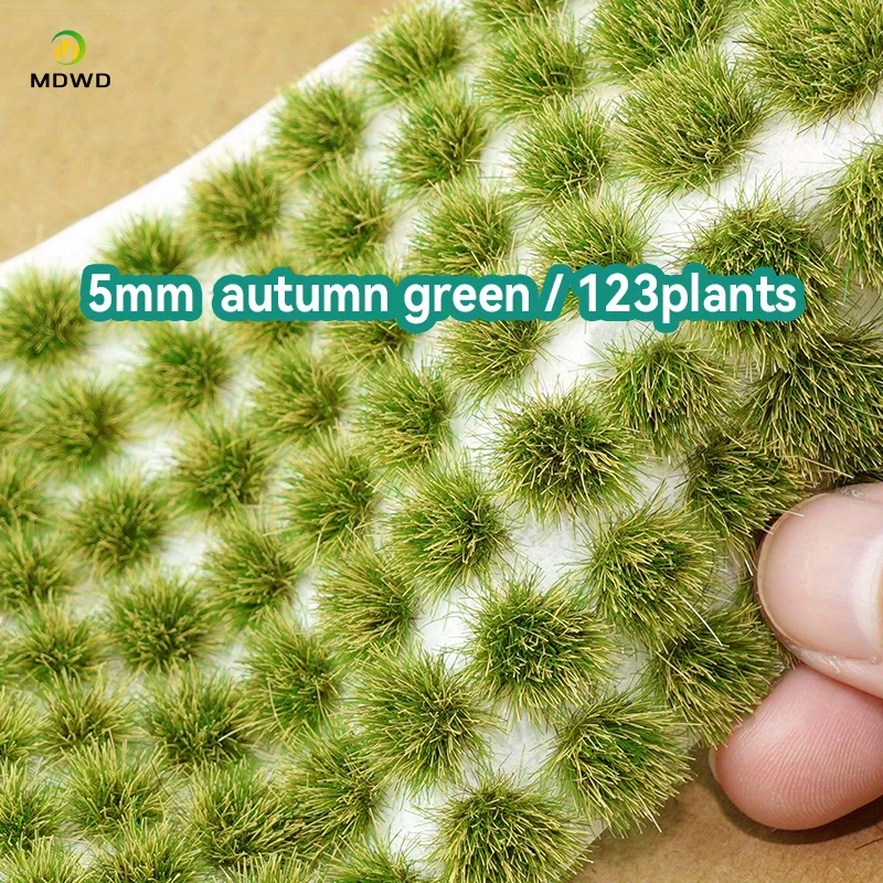 5-8mm Kunstgras Struiken Miniatuur Gras Plant Cluster Simulatie Model Zand Tafel Scène Materiaal DIY Handgemaakte Accessoires