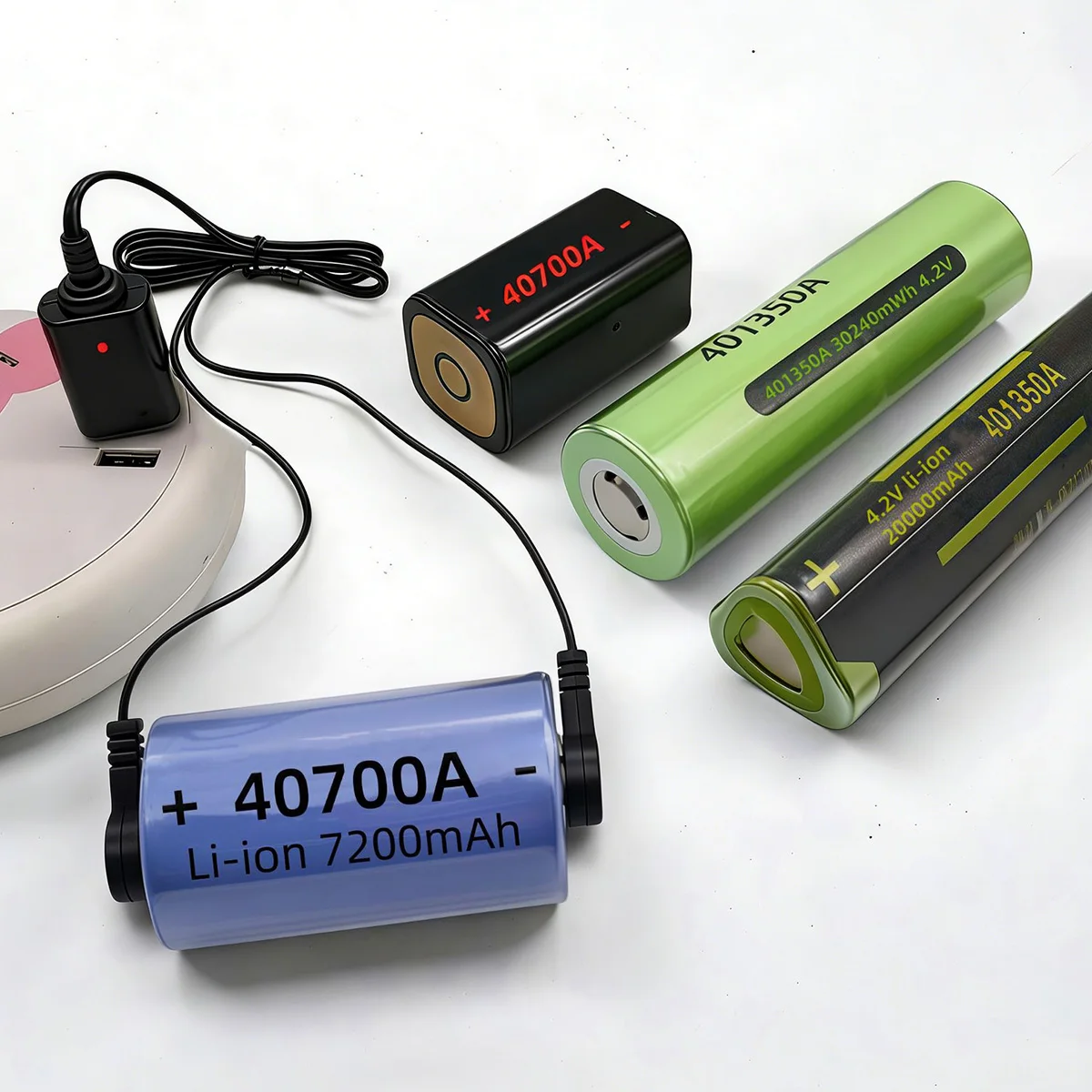 Magnetic Lithium Battery Charger Universal USB Battery Charging Cable 3.7V 4.2V USB Magnetic Charger Cable with LED Indicator