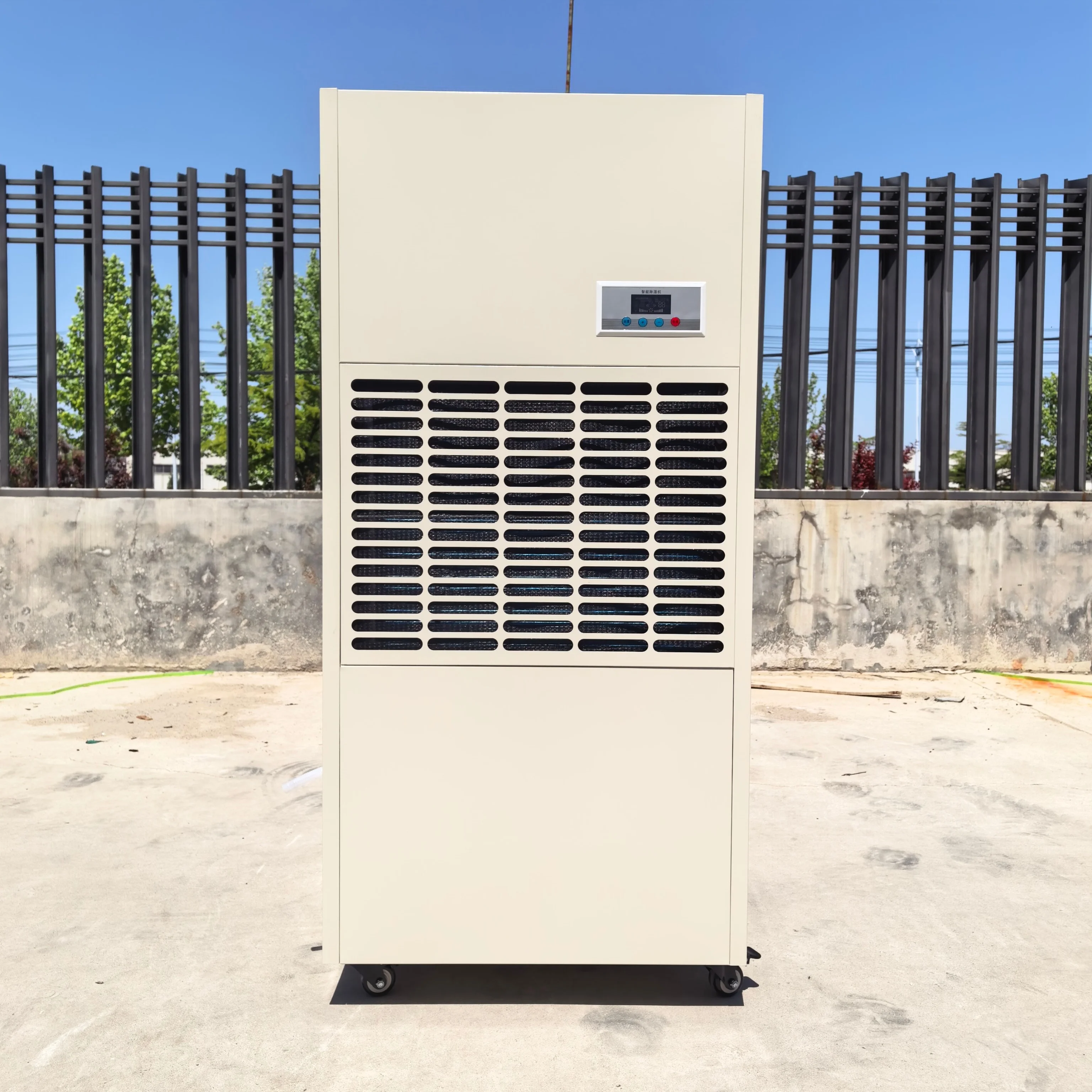 Low Noise 280L Vertical Dehumidifier for Indoor Pool Spa and Fitness Club