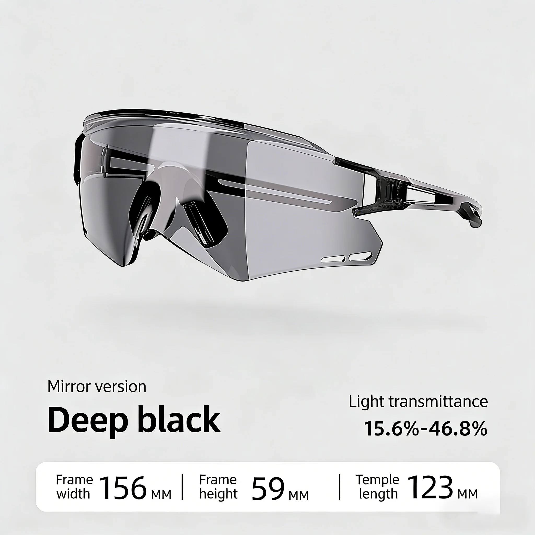 Professional Cycling Glasses TR90 Half Frame Photochromic Goggles for Outdoor Hiking and Cycling Sports Sunglasses