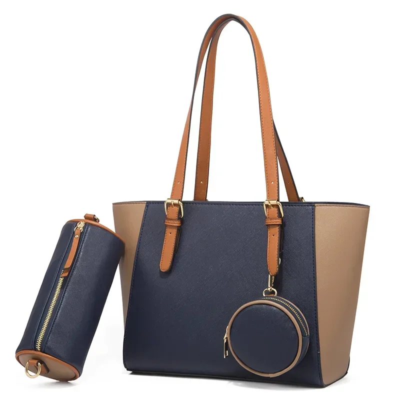The new fashionable large-capacity three-in-one killer bag is a simple one-shoulder cross-armpit women\'s bag tide Casual Tote