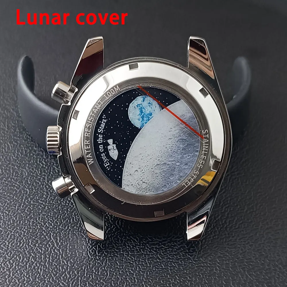 39.7mm case stainless steel case fit VK63 VK63A movement case Sapphire Crystal Glass case 20mm strap