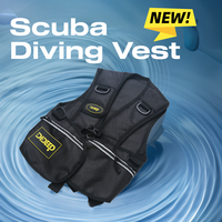 DIDEEP X5000 Pro 2L Scuba Diving Tank Vest Bag Mini Oxygen Cylinder Vest Bag Adapter Diving Equipment