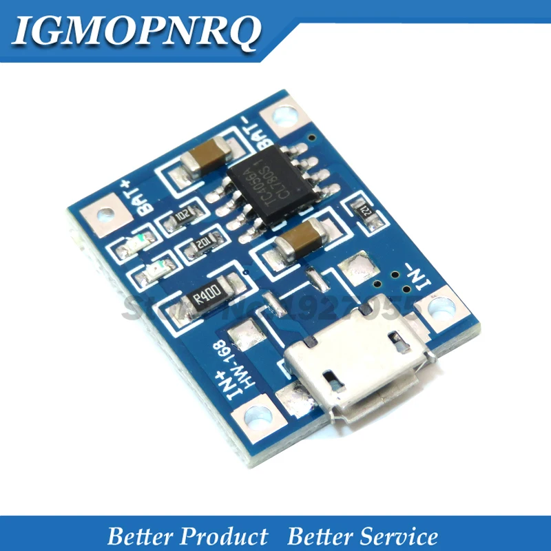 5 adet 5 V Mikro USB 1A 18650 TP4056 Lityum Pil Koruma Şarj Modülü Ile Şarj Kartı 1A