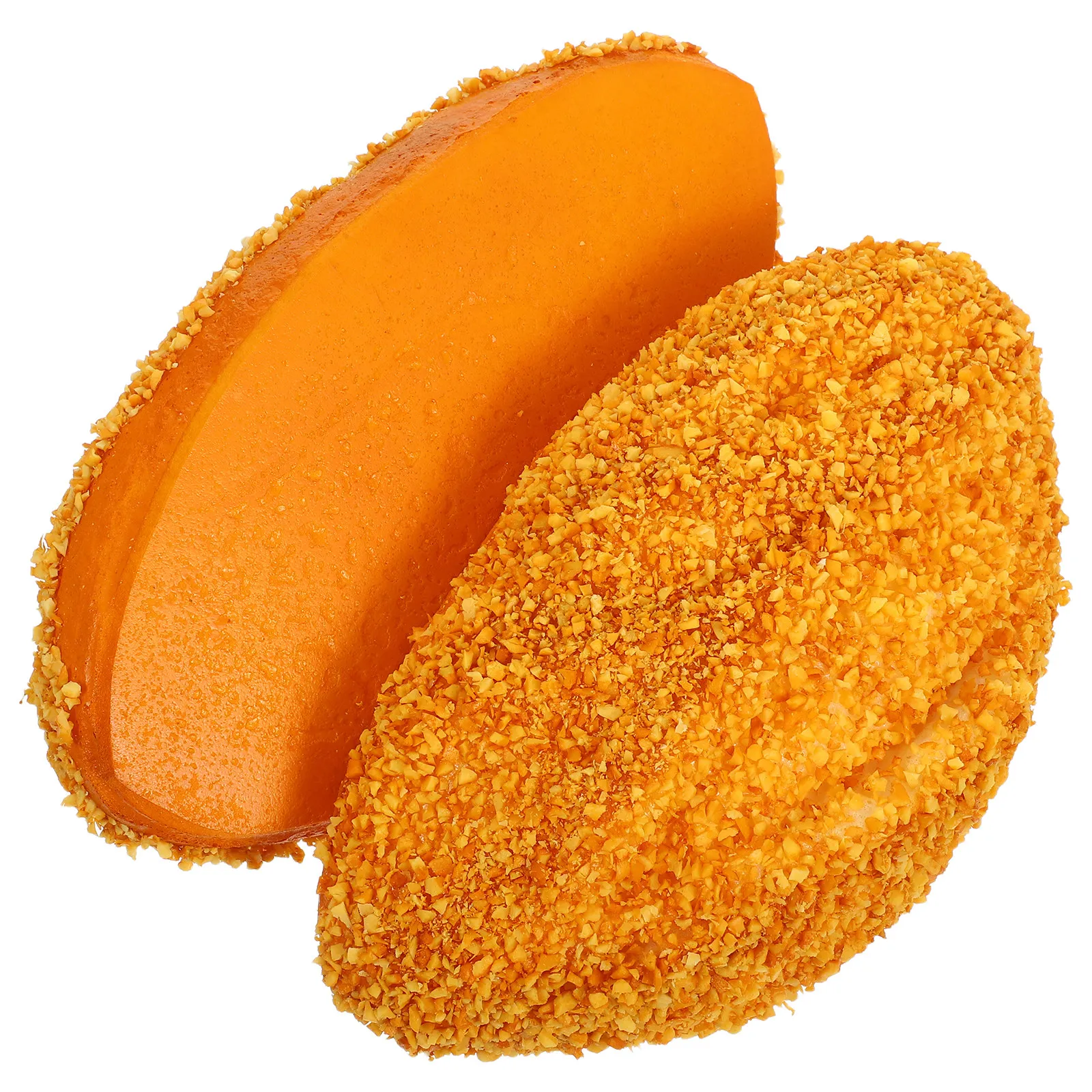 

Набор из 2 искусственных хлебных заготовок с реалистичной текстурой и цветом для декора кухни в деревенском стиле, реквизит для фотосъемки, Монтессори-материалы для обучения еде