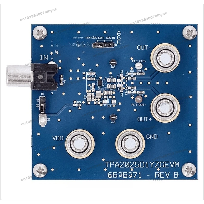 

For TPA2025D1EVM Mono 2.0W Class D Audio Amplifier with Integrated Boost Converter
