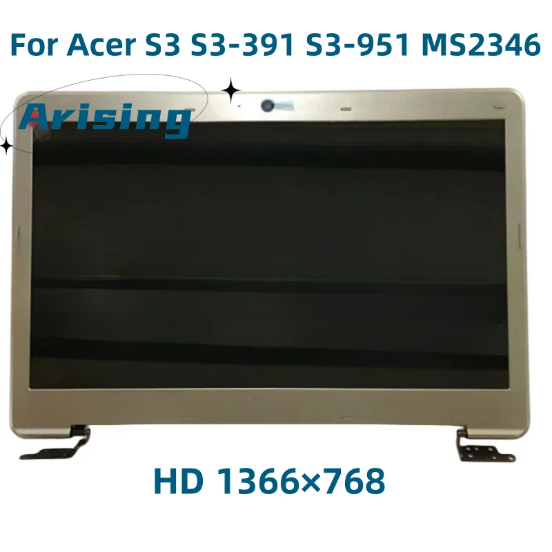 Tela Lcd de 133 Polegadas para Acer Aspire S3391 S3-951 S3-371 Ms2346 2464g B133xt01.1 B133xw03 v3 1366×768 hd