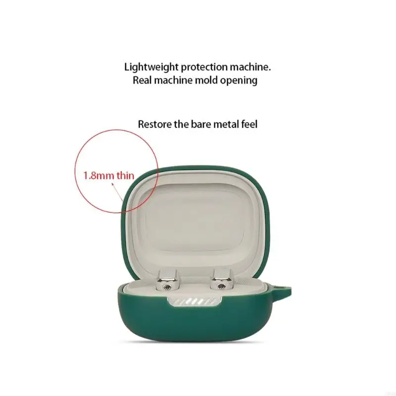 J0MB Earphone Protective Cover Fit forJBL LiveFlex Housing Bluetoothcompatible Headset Silicone Shockproof Shell Protector