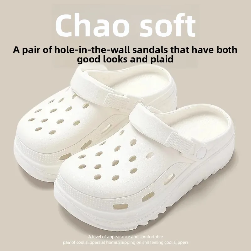 إيفا الكرتون سميكة القاع قباق الأحذية النسائية نمط حار بيع الموسم جديد الصيف أزياء ملابس خارجية زيادة رئيس الشاطئ