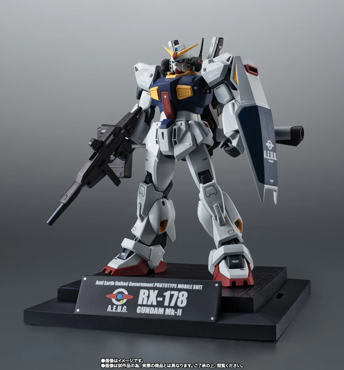 Original In Stock Bandai ROBOT SPIRITS Z Gundam 40th AEUGO Specification RX-178 Gundam Mk-II Figure Anime Genuine Action Model view 2